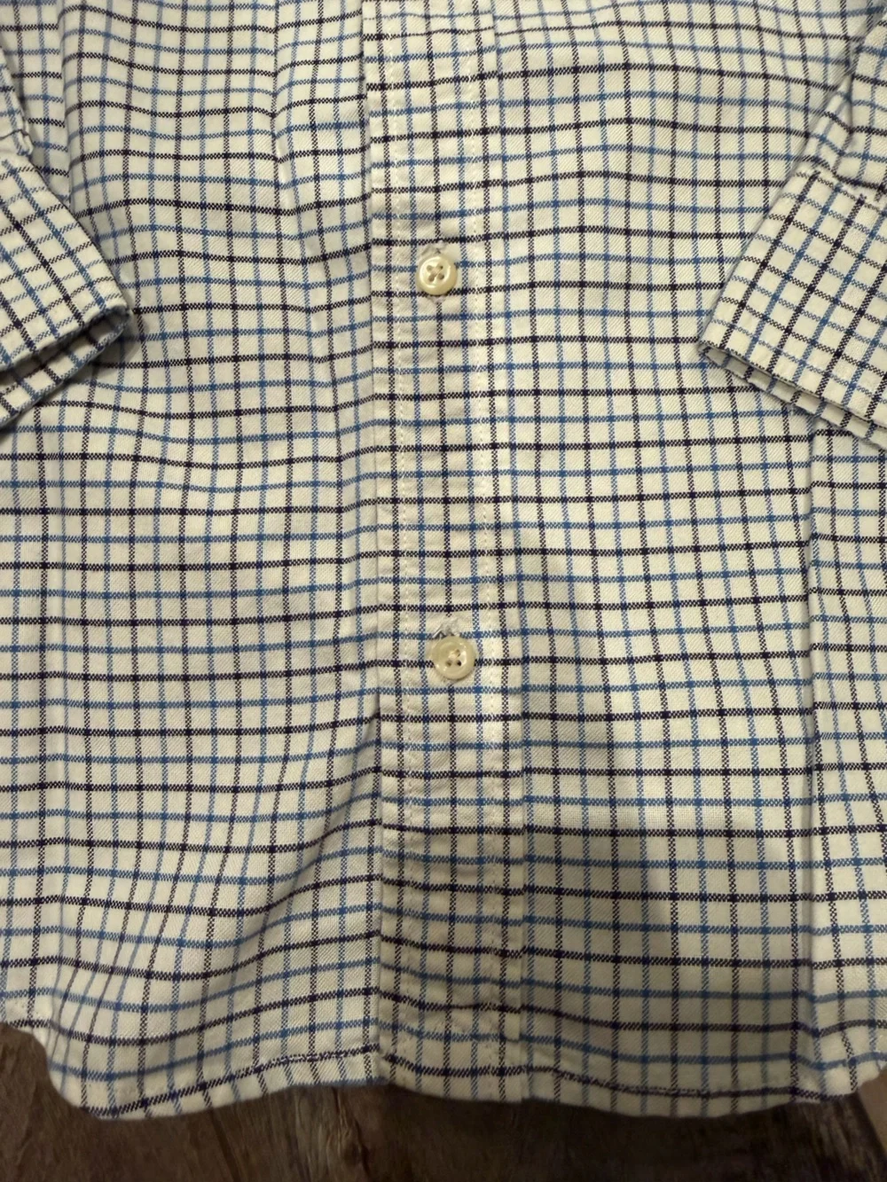 Ralph Lauren Little Boys Long-Sleeve Checked Plaid Poplin Shirt Size 3